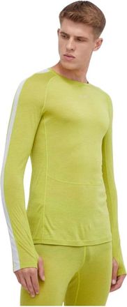 Icebreaker Longsleeve 125 ZoneKnit - - Sport - Uomo - Verde - S