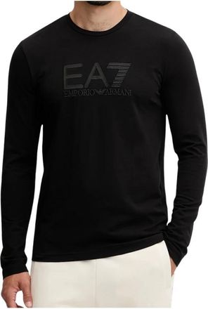 Emporio Armani EA7 T-shirts and Polos Black