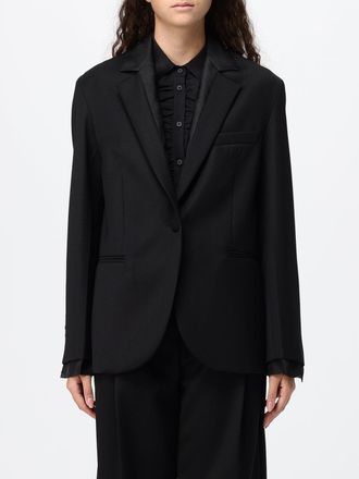 Tela Blazer monopetto in lana vergine con rever a lancia