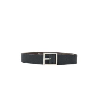 Orciani Accessoires, Heren, Zwart, 115 CM, Leer, Chevrette Double Belt