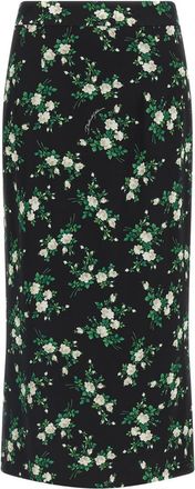 Dolce & Gabbana Black Fiorellini Skirt