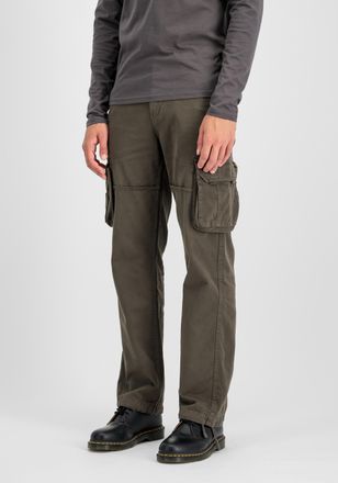 Alpha Industries Cargohose ALPHA INDUSTRIES Jet Pant, Herren, Gr. 28, Normalgr&ouml;ssen, grau (grauschwarz), Obermaterial: 100% Baumwolle; Futter: 100% Baumwolle, Hosen Ca