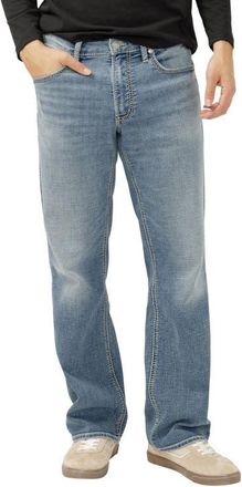 Silver Jeans Co Zac Relaxed Fit Straight Leg Jeans in Bond at Nordstrom, Size 32 X 30