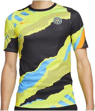 Nike Dri-FIT Inter Milan Pre-Match Soccer Jersey Yellow DB7625-015