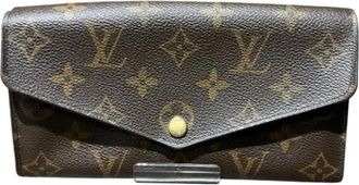 Louis Vuitton Pre-owned Wallets, female, Brown, Size: ONE SIZE Pre-owned Vintage Long wallet (bi-fold)