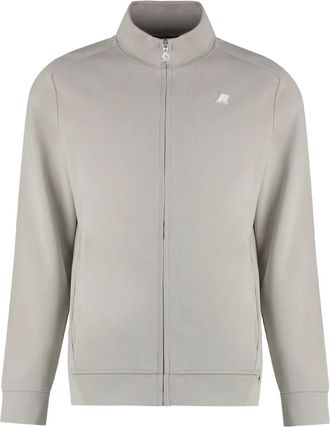 K-Way Felpa con zip - Grigio