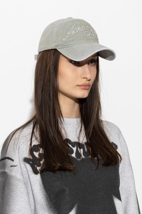 Acne Studios Baseball Cap, Unisex, Grey