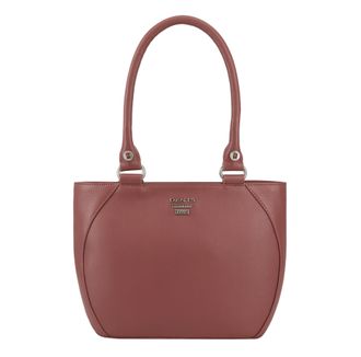 Dents Womens Oxford Leather Shoulder Bag - Pink - One Size