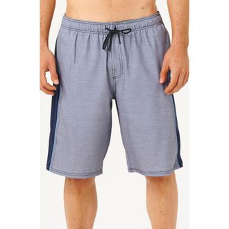 Rip Curl Panel Beater Volley Swim Trunks in Grey Marle at Nordstrom, Size Xx-Large