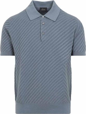 Brioni Cotton And Silk Polo