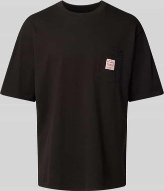 Levi's T-Shirt mit Brusttasche Modell WORKWEAR in Black, Größe S