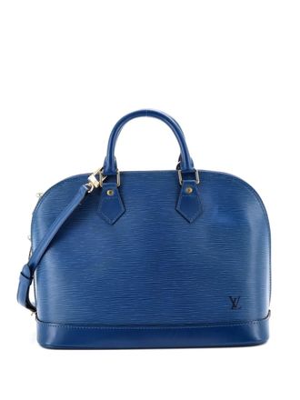Louis Vuitton Vintage Alma Handbag Epi Leather PM satchel - Blue