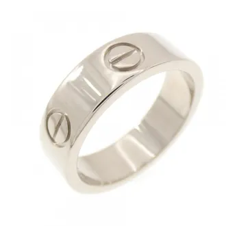 Cartier Love White Gold (18K) Band Ring (Pre-Owned)