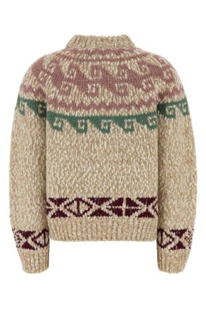 Moncler Neck Sweater - Beige