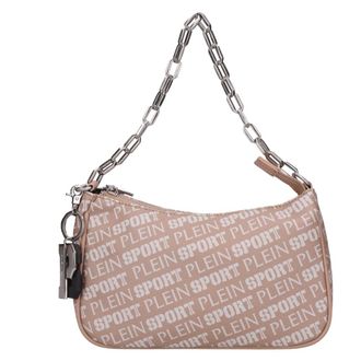 Plein Sport Tassen, Dames, Beige, ONE Size, Leer, Sport