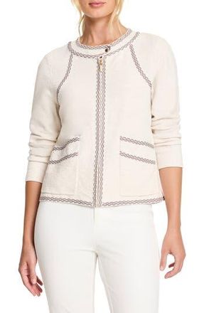 Nic+Zoe Lined Up Knit Jacket in Classic Cream at Nordstrom Rack, Size Small