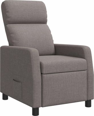 vidaXL Recliner Topo Tela Vidaxl