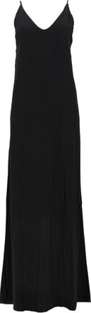 Nude Neutrals Deep V Neck Viscose Dress