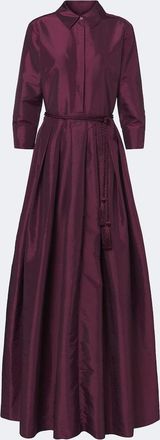 SIMKHAI Julisse pleated taffeta gown