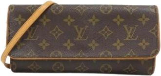 Louis Vuitton Pre-owned Clutches, female, Brown, Size: ONE SIZE Pre-owned Pochette Shoulder Bag