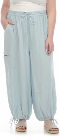 Boho Me Cotton Parachute Pants in Chambray at Nordstrom Rack, Size 1 X