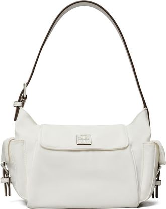 Tory Burch Virginia Pocket Nylon Shoulder Bag in White at Nordstrom