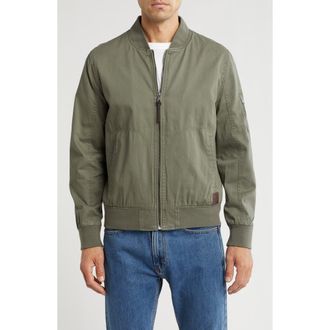 Lucky Brand Loyalton Bomber Jacket in Military Olive at Nordstrom Rack, Size Medium