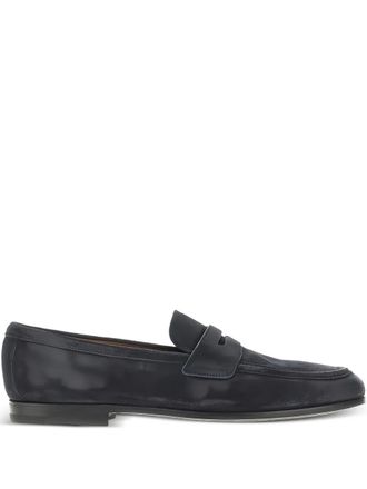 Churchs suede penny loafers - men - Calf Leather - 10 - Blue