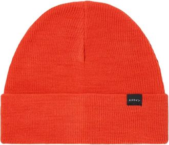Edwin Gebreide Beanie - unisex - Hoeden - Rood - ONE Size - Accessoires