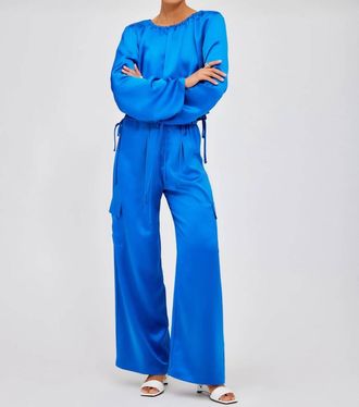 Fifteen Twenty Sofi Pants In Sapphire Blue