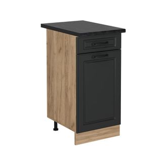 Vicco Mueble Bajo De Cocina R-line, Antracita Casa De Campo, 40 Cm, Et Antracita