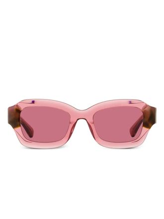 Longchamp 749 rectangular-frame sunglasses - Pink