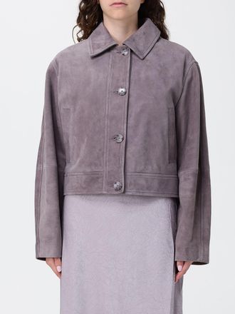 HUGO BOSS Giacca in pelle scamosciata