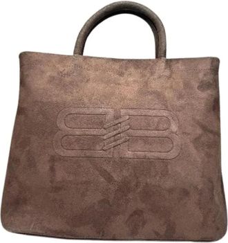 Balenciaga Pre-owned Vintage Tote Bag - Dames - Vintage Shopper - Bruin - ONE Size - Leer - Vintage
