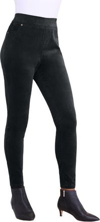 Roaman's Corduroy Legging in Black at Nordstrom, Size 16