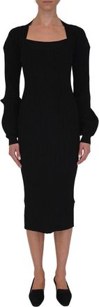 Adam Lippes Long Sleeve Knit Dress
