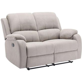 Vente-Unique Vente-unique - Divano 2 posti relax in Microfibra Grigio - brody