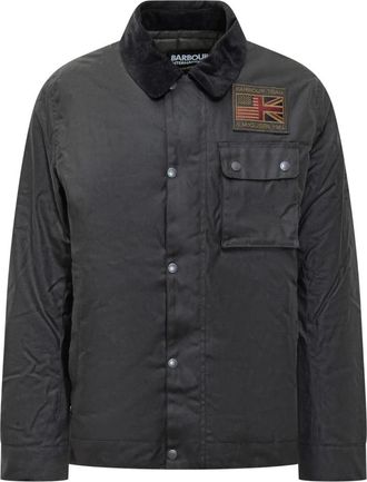 Barbour Workers Wax Jacket - Heren - Zomerjassen - Zwart - M - Katoen - Jassen