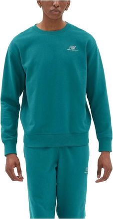 New Balance Unissentials French Terry Crewneck Sweatshirt Asia Sizing Vintage Teal UT21501-VDA