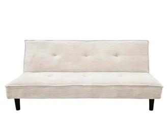 Mathi Design Sof&aacute; cama de terciopelo acanalado 180 cm