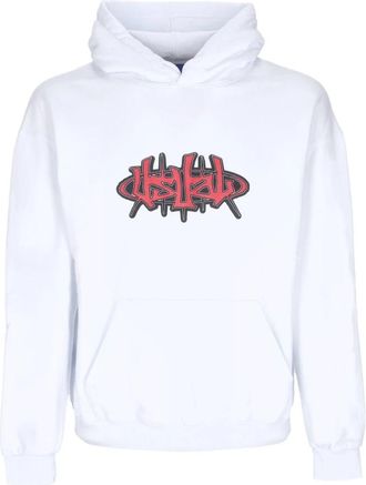 Usual Witte Hangar Hoodie met Kangoeroezak - Heren - Hoodies - Wit - XL - Katoen - Hoodies & sweatvesten