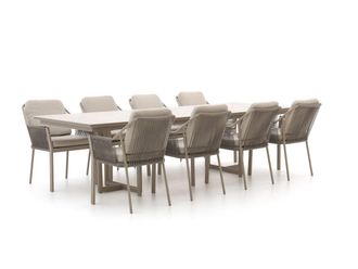 Tierra Outdoor Liv/Naro 280cm dining tuinset 9-delig stapelbaar
