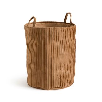 La Redoute Interieurs Linnenmand in pliss&eacute; fluweel, Velvetas