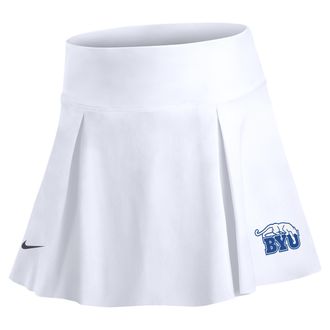 Nike BYU Cougars Club Nike Womens Fleece Skirt in White | W76313H525BGYU-WHT