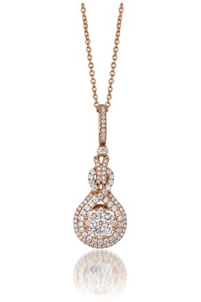 Le Vian Pendant Vanilla Diamonds set in 14K Strawberry Gold P16013WH