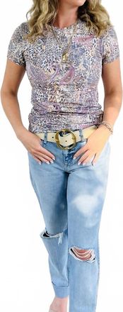 L'agence Ressi Tee In Tan Valencia Leopard