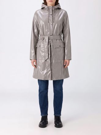 Rains Waterproof Hooded Trench Coat with a Tie-Belt Waist
