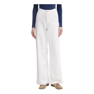 Mos Mosh MOS Mosh, Dames, Jeans, Wit, Maat: W27 L34 Katoen