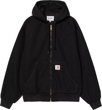 Carhartt Work in Progress OG Active Jacket - Heren - Vesten met rits - Zwart - L - Katoen - Hoodies & sweatvesten