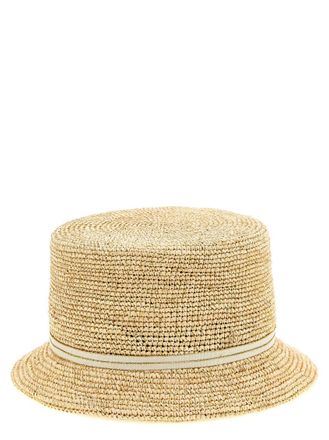 Maison Michel Natural Lila Woven Summer Hat